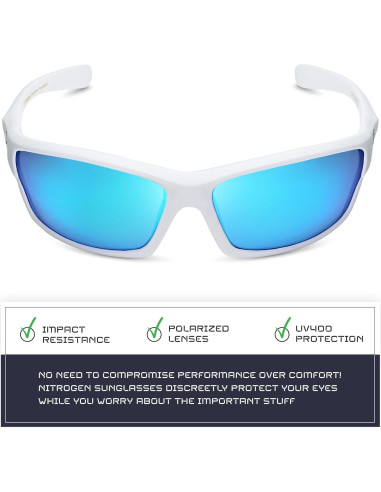 Gafas de sol deportivas Nitrogen polarizadas UV400 unisex