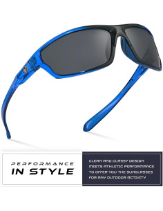 Gafas de sol deportivas Nitrogen polarizadas UV400 unisex 2