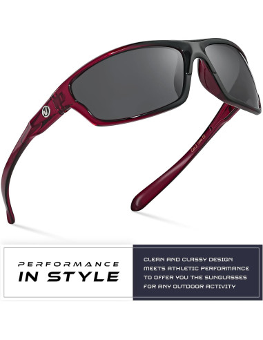 Gafas de sol deportivas Nitrogen UV400 polarizadas unisex