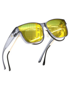 Gafas de Conducción FEISEDY Polarizadas Nocturnas 60mm