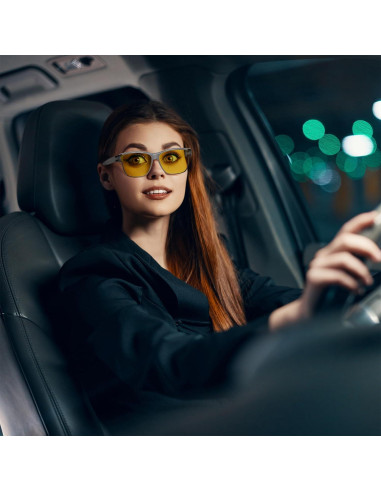 Gafas de Conducción FEISEDY Polarizadas Nocturnas 60mm