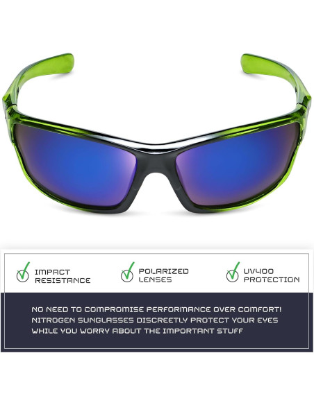 Gafas de sol deportivas Nitrogen polarizadas UV400 unisex