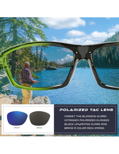 Gafas de sol deportivas Nitrogen polarizadas UV400 unisex