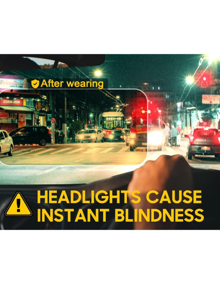 Gafas de Visión Nocturna TJUTR Amarillas Polarizadas UV Gafas de Visión Nocturna TJUTR Amarillas Polarizadas UV