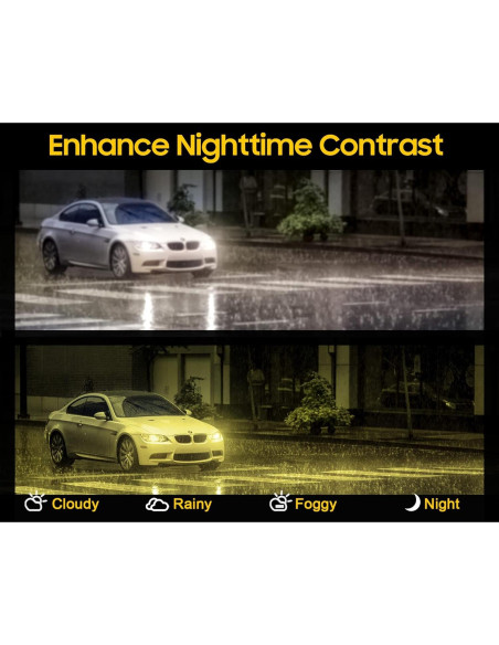 Gafas de Visión Nocturna TJUTR Amarillas Polarizadas UV Gafas de Visión Nocturna TJUTR Amarillas Polarizadas UV