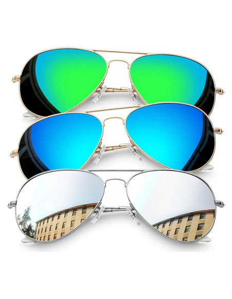 Gafas de sol polarizadas Joopin aviador UV400 para hombres Gafas de sol polarizadas Joopin aviador UV400 para hombres