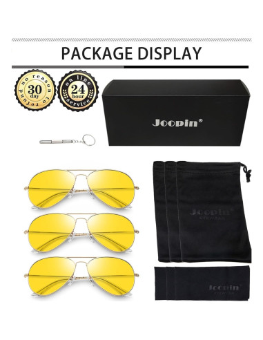 Gafas de sol aviador Joopin UV400 para hombres y mujeres