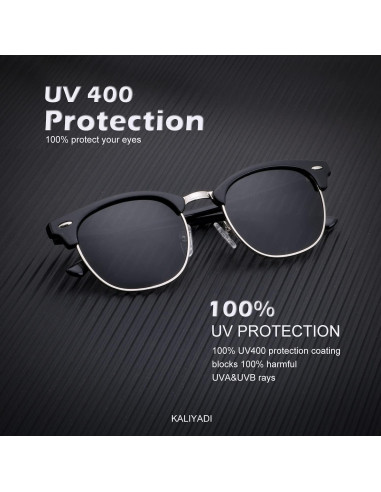 Gafas de sol KALIYADI polarizadas unisex 3 pack UV