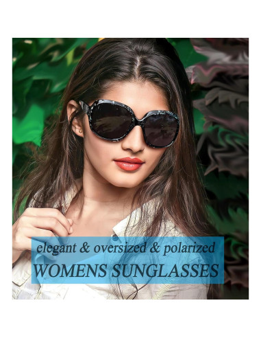 Gafas de sol grandes Joopin polarizadas UV400 para mujeres