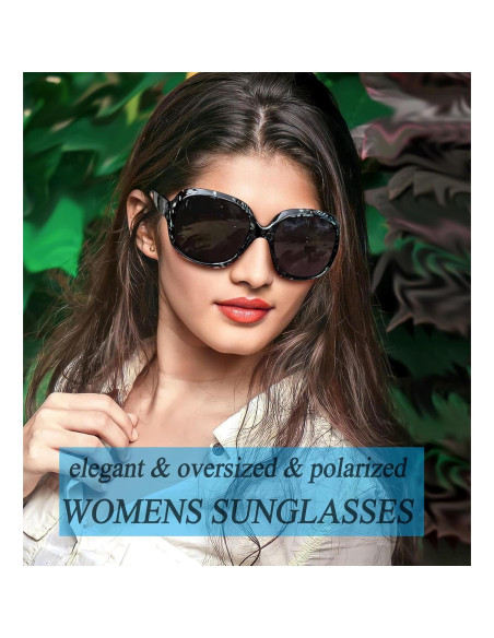 Gafas de sol grandes Joopin polarizadas UV400 para mujeres Gafas de sol grandes Joopin polarizadas UV400 para mujeres