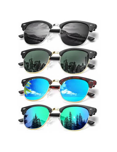 Gafas de sol KALIYADI polarizadas unisex retro UV400