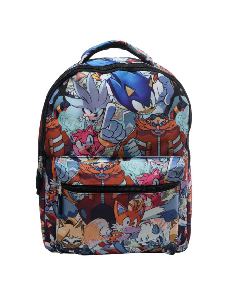 Mochila Sonic The Hedgehog 40cm Escolar Unisex Duradera Mochila Sonic The Hedgehog 40cm Escolar Unisex Duradera