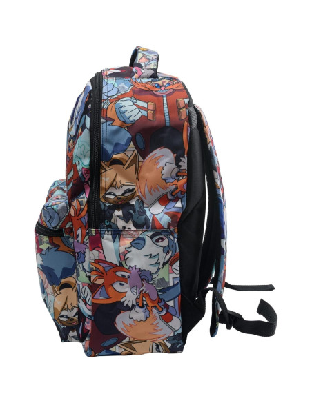 Mochila Sonic The Hedgehog 40cm Escolar Unisex Duradera Mochila Sonic The Hedgehog 40cm Escolar Unisex Duradera