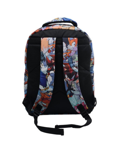 Mochila Sonic The Hedgehog 40cm Escolar Unisex Duradera