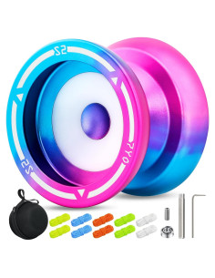 Yoyo Responsivo S2 - Yoyo para Niños y Adultos - Azul Rosa