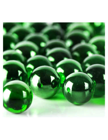 CYS EXCEL Rellenos de Jarrón de Vidrio Verde 1" 3.05 kg