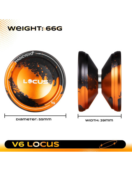 Yoyo MAGICYOYO V6 Locus Metal Responsivo y No Responsivo
