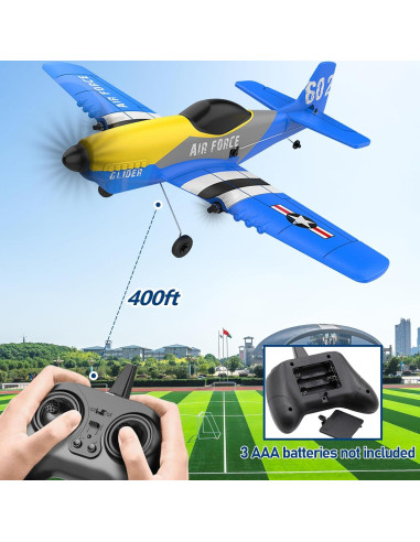 Avián RC Toileum P-51D 3 Canales 2 Baterías 350mAh