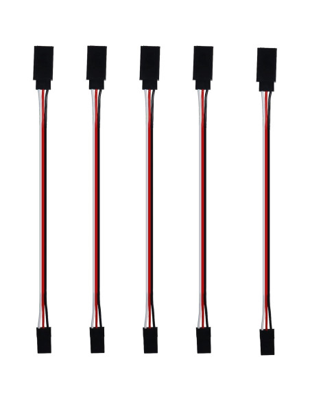Cable de extensión de servo 3 pines Nvwadayu 15 cm 5 piezas