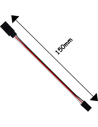 Cable de extensión de servo 3 pines Nvwadayu 15 cm 5 piezas