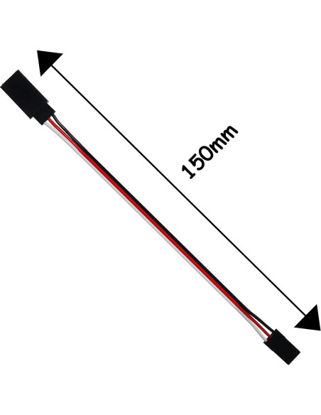 Cable de extensión de servo 3 pines Nvwadayu 15 cm 5 piezas