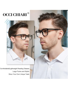Gafas de Lectura OCCI CHIARI XL 2.5x Negro para Hombres 2