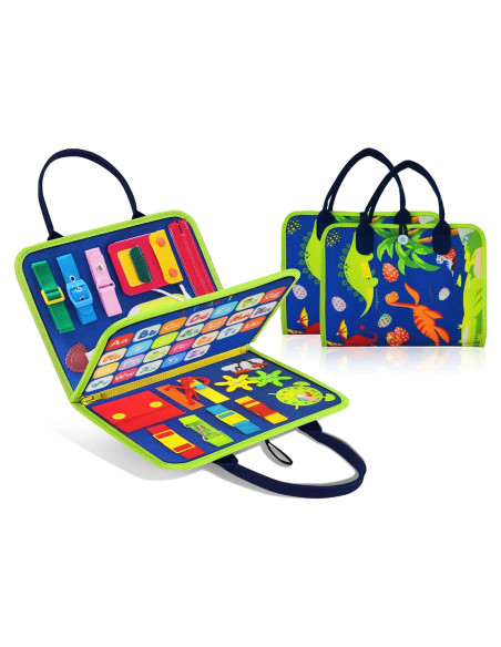 Juguete Montessori LearnToy Dinosaurio 32.69x26.83cm Verde