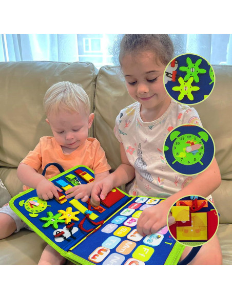 Juguete Montessori LearnToy Dinosaurio 32.69x26.83cm Verde