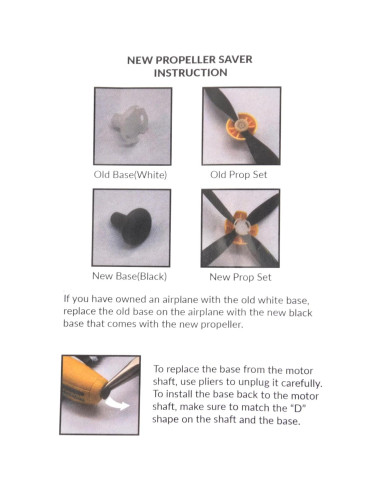 Hélices de Repuesto YoungRC para Avión RC TR-C385/TR-C285G