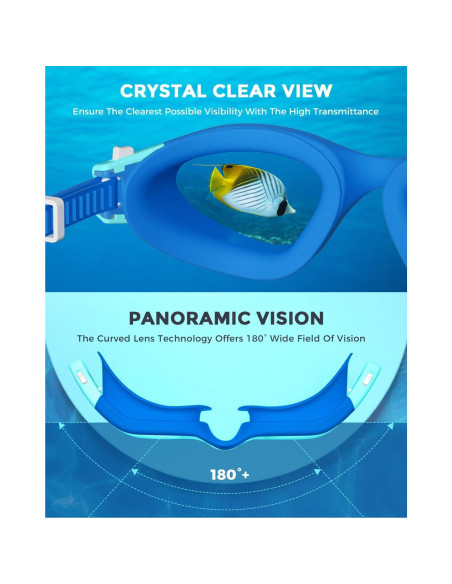 Gafas de natación OMID P2mini para niños 6 a 14 años Gafas de natación OMID P2mini para niños 6 a 14 años