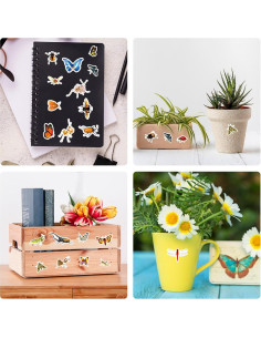 Pegatinas de Insectos Genérico 840 Piezas Decorativas 2