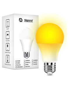 Bombillas LED Ámbar Neporal 9W, luz cálida 800 lúmenes