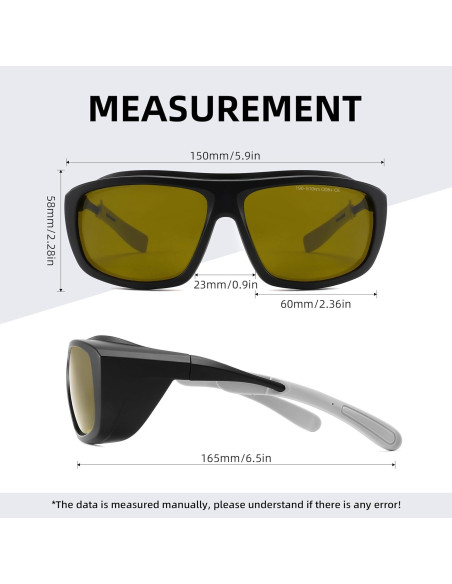 Gafas de seguridad láser Alsenor OD5+ protección ocular