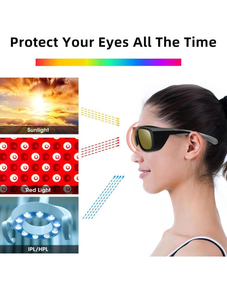 Gafas de seguridad láser Alsenor OD5+ protección ocular