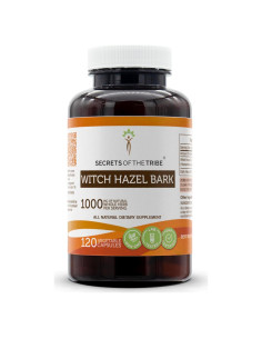 Cápsulas de Hamamelis Virginiana Secretos de la Tribu 120 Unidades