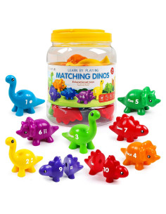 Juguetes Montessori Dinosaurios NAODONGLI 12 cm Aprendizaje