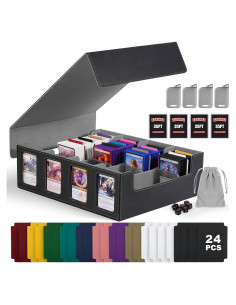 Caja de Almacenamiento Kabinka para 2400+ Cartas Negra