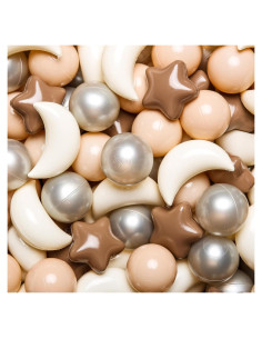 Bolas de Piscina GOGOSO 100PCS Estrellas y Lunas Coloridas