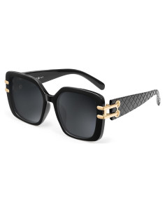 Gafas de sol JM Vintage cuadradas polarizadas para mujer