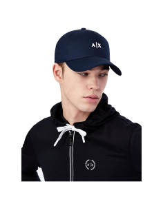 Gorra de béisbol Armani Exchange azul marino unisex