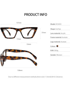 Gafas de Lectura OCCI CHIARI Gato Ojo 2.5x Marrón 2