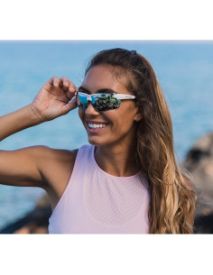 Gafas de sol Tifosi Track Sport - Lentes Ahumado Azul 2