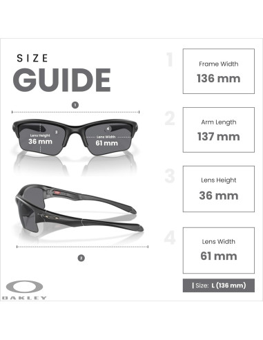 Gafas de sol Oakley Quarter Jacket para jóvenes + Kit iWear