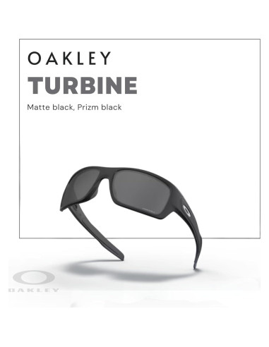 Gafas de sol Oakley Turbine para hombres + correa + kit