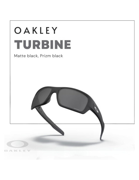 Gafas de sol Oakley Turbine para hombres + correa + kit