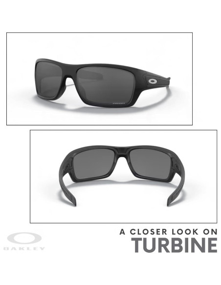 Gafas de sol Oakley Turbine para hombres + correa + kit