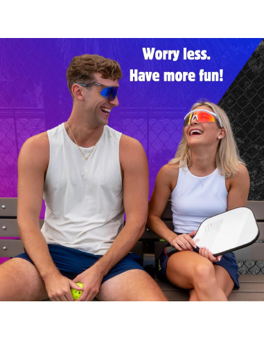 Gafas de Pickleball - Protección UV Ajustables y Duraderas