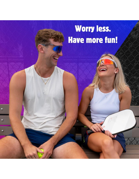 Gafas de Pickleball - Protección UV Ajustables y Duraderas