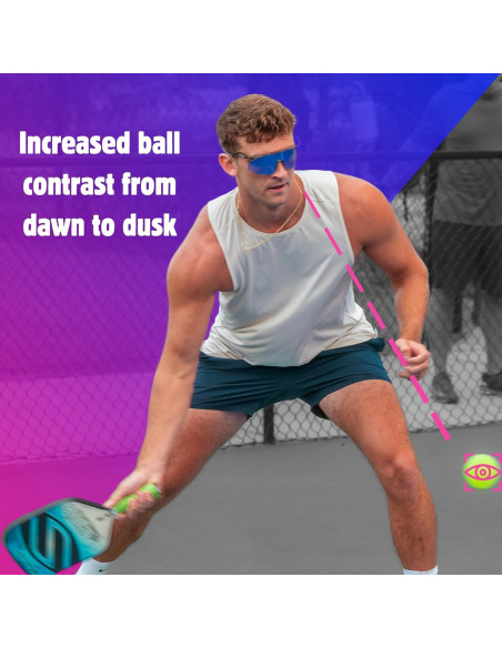 Gafas de Pickleball - Protección UV Ajustables y Duraderas
