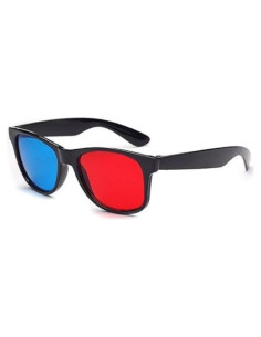 Gafas 3D Labriciyon Rojas y Azules Universales 3D